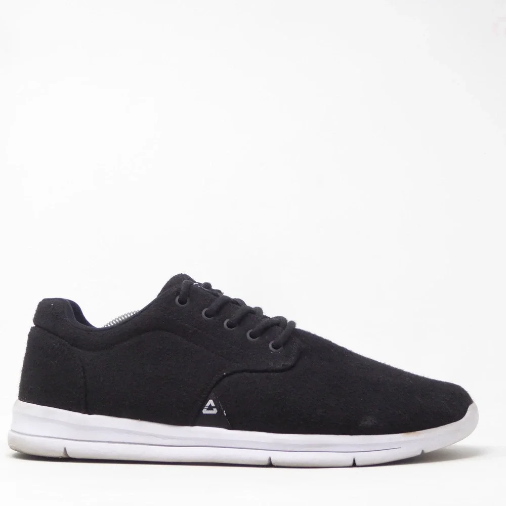 Cuater Mens Shoes Black Wool Blend Daily Casual Sneakers 12